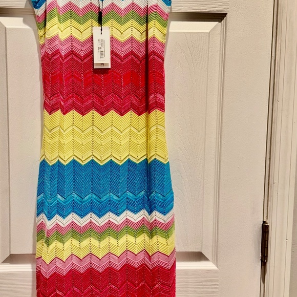 Milly Olana ZigZag Mermaid  Multi Colored Dress - Picture 10 of 13